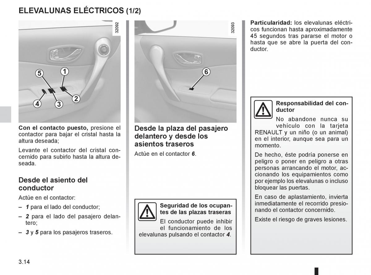 Renault Koleos manual del propietario / page 134