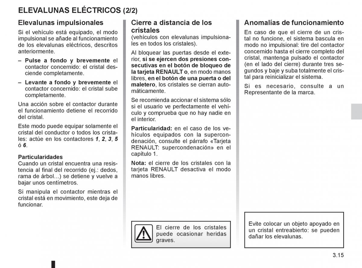 Renault Koleos manual del propietario / page 135