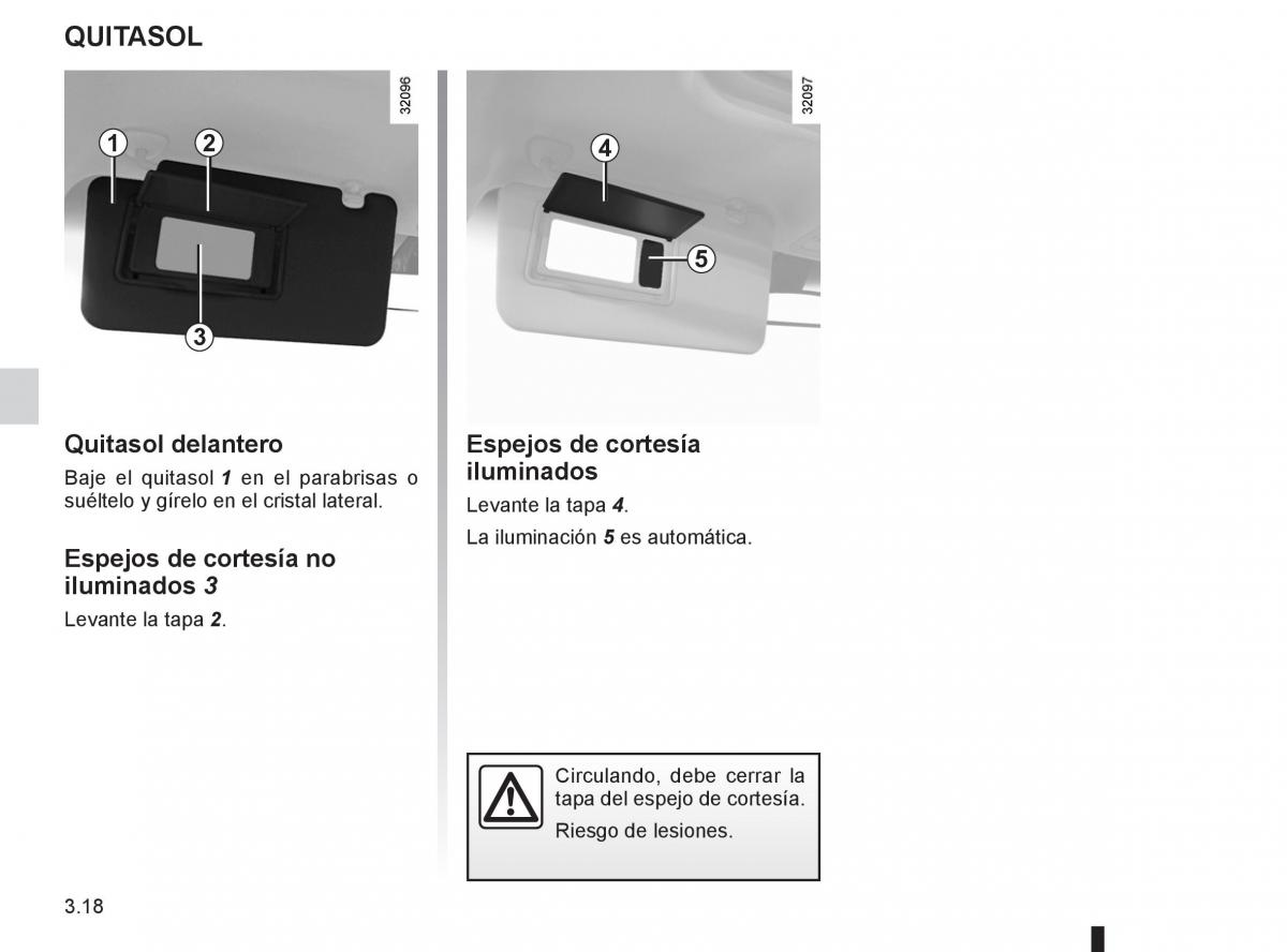 Renault Koleos manual del propietario / page 138