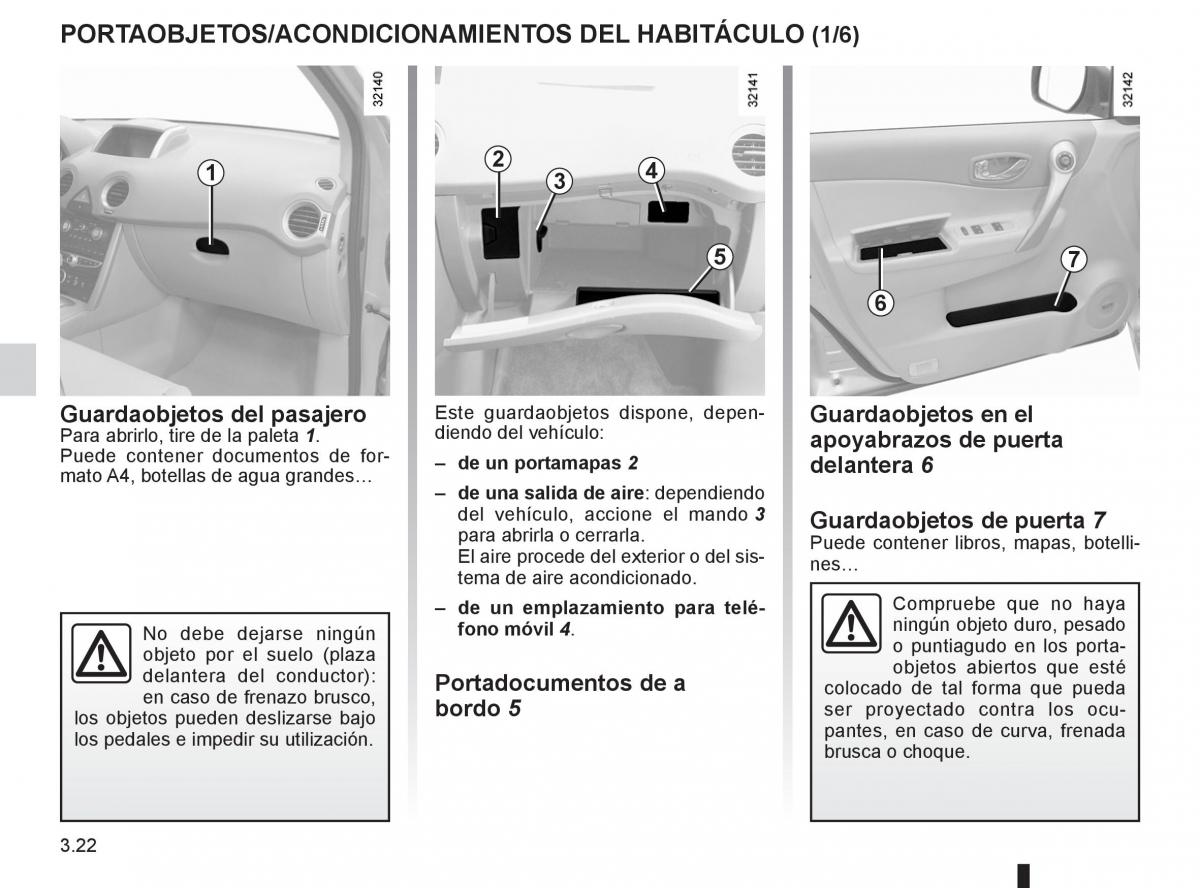 Renault Koleos manual del propietario / page 142