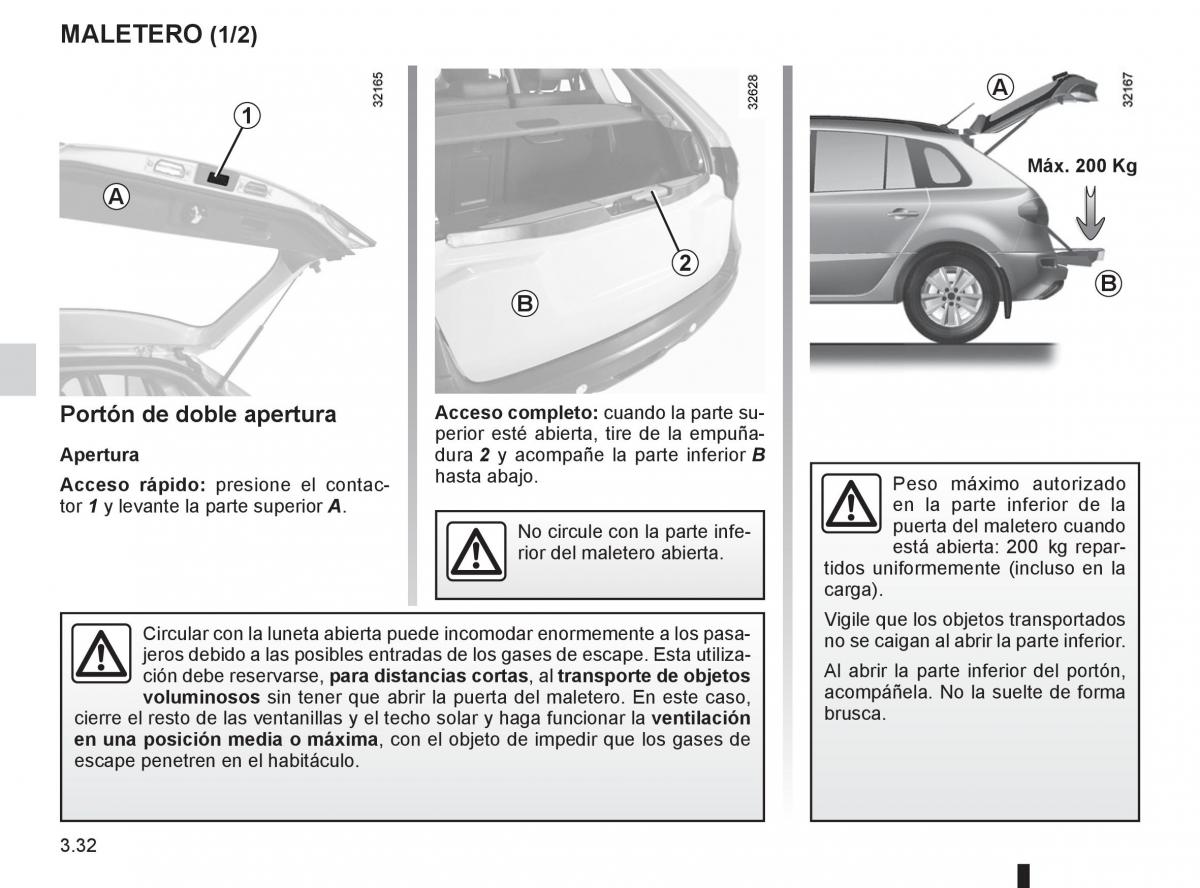 Renault Koleos manual del propietario / page 152