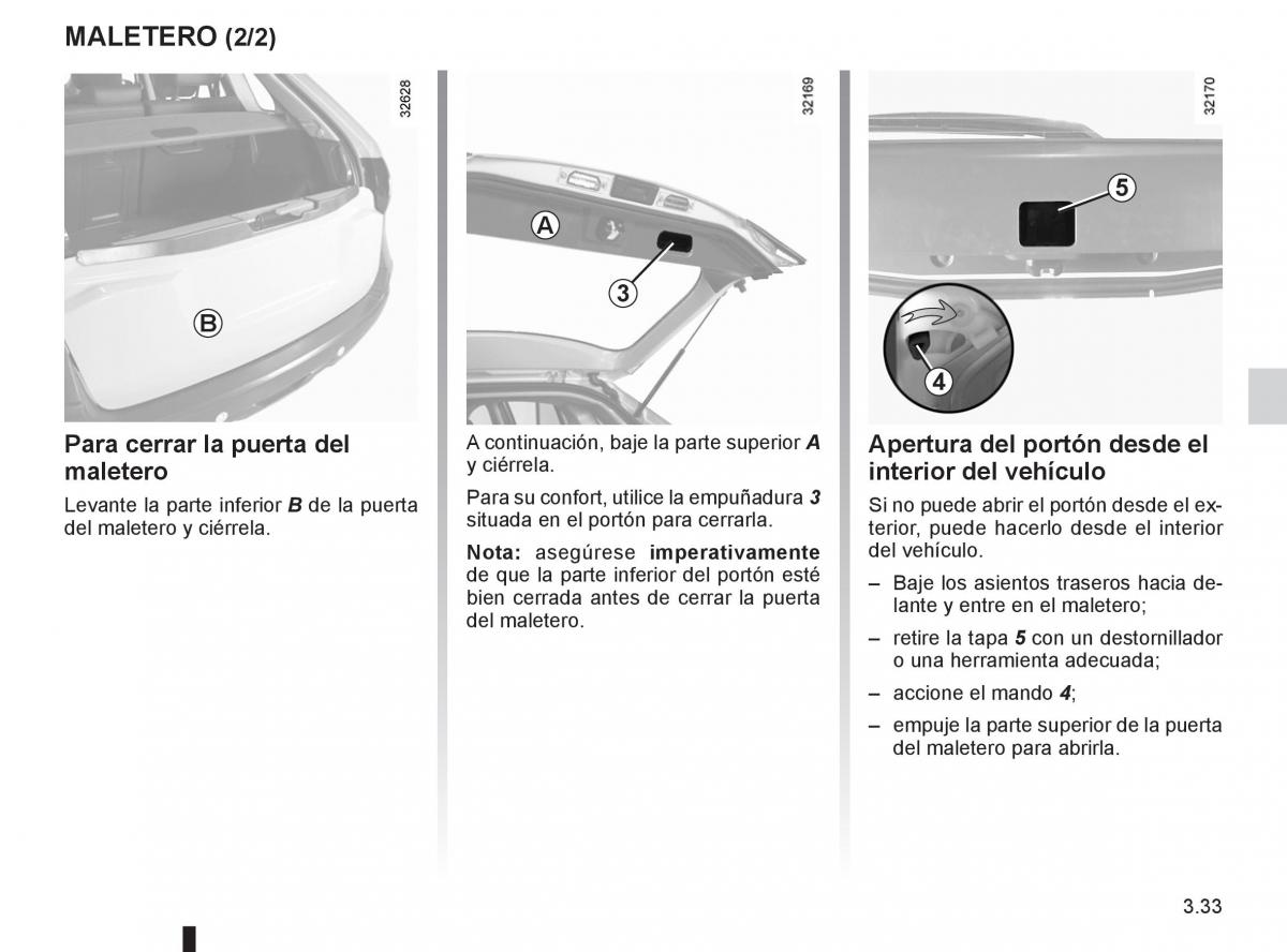 Renault Koleos manual del propietario / page 153