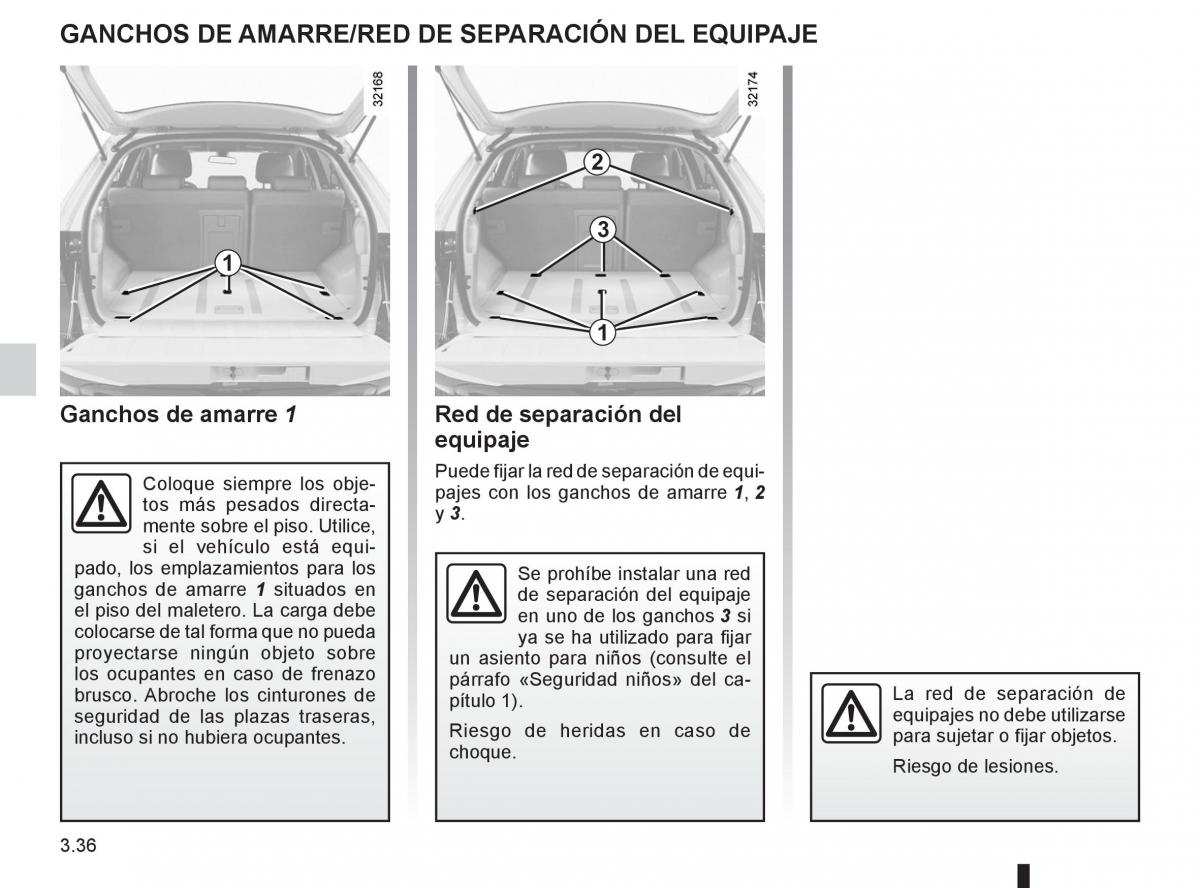 Renault Koleos manual del propietario / page 156