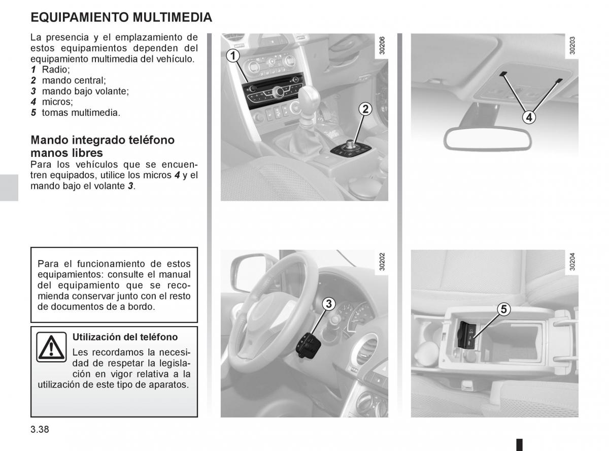 Renault Koleos manual del propietario / page 158