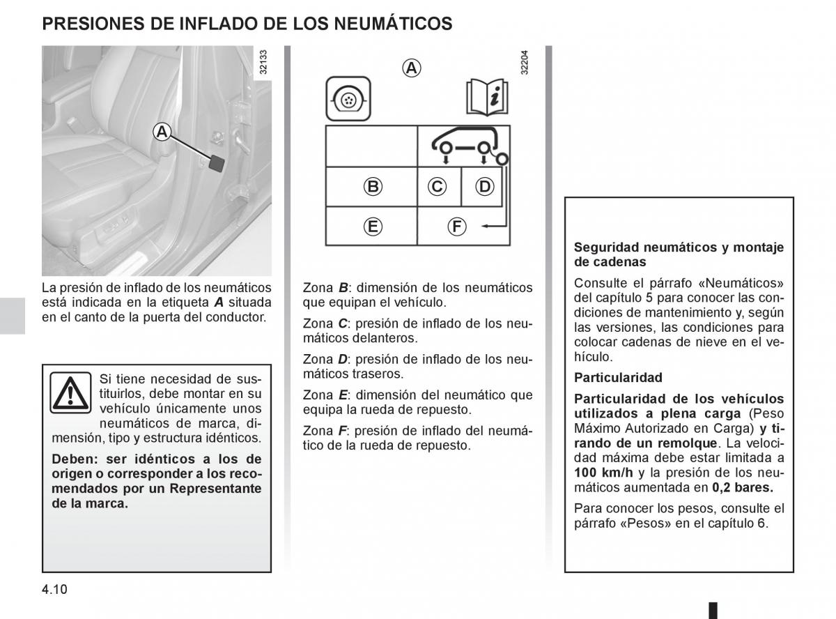 Renault Koleos manual del propietario / page 168