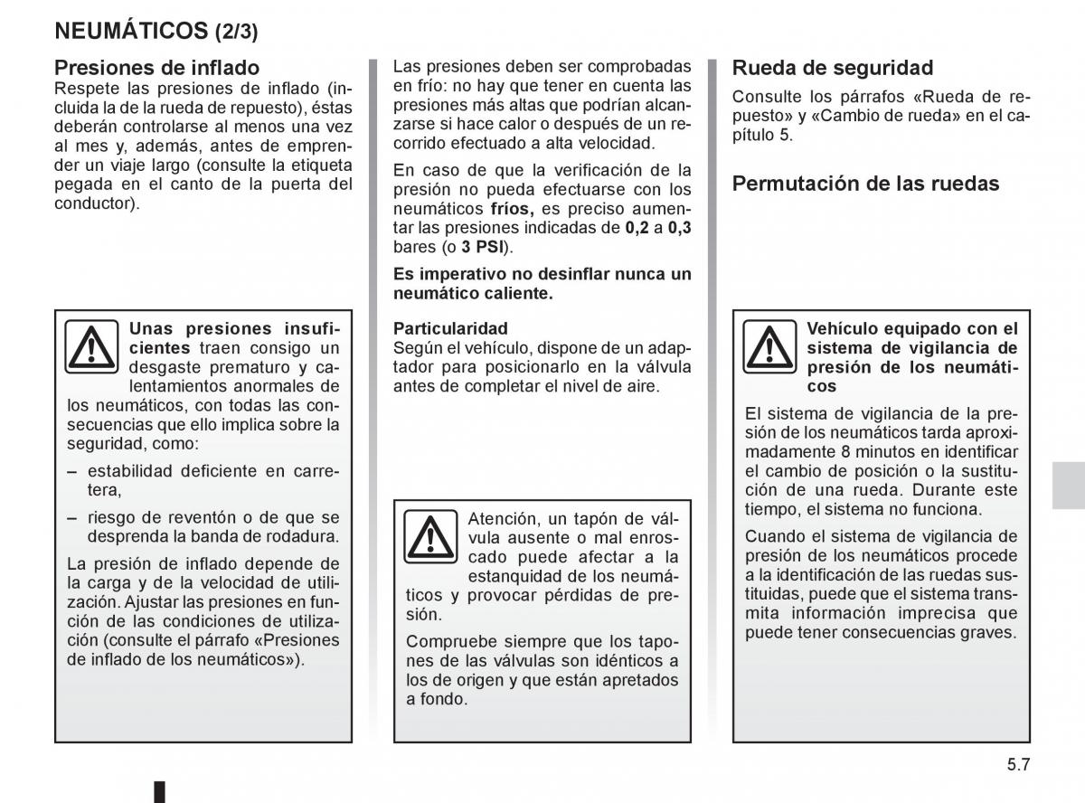 Renault Koleos manual del propietario / page 181