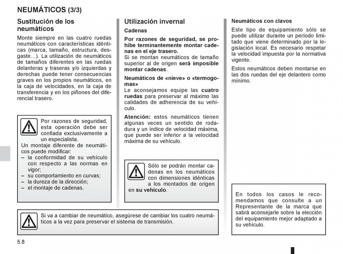 Renault Koleos manual del propietario / page 182