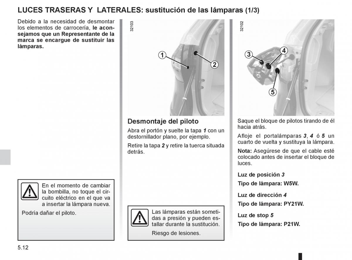 Renault Koleos manual del propietario / page 186