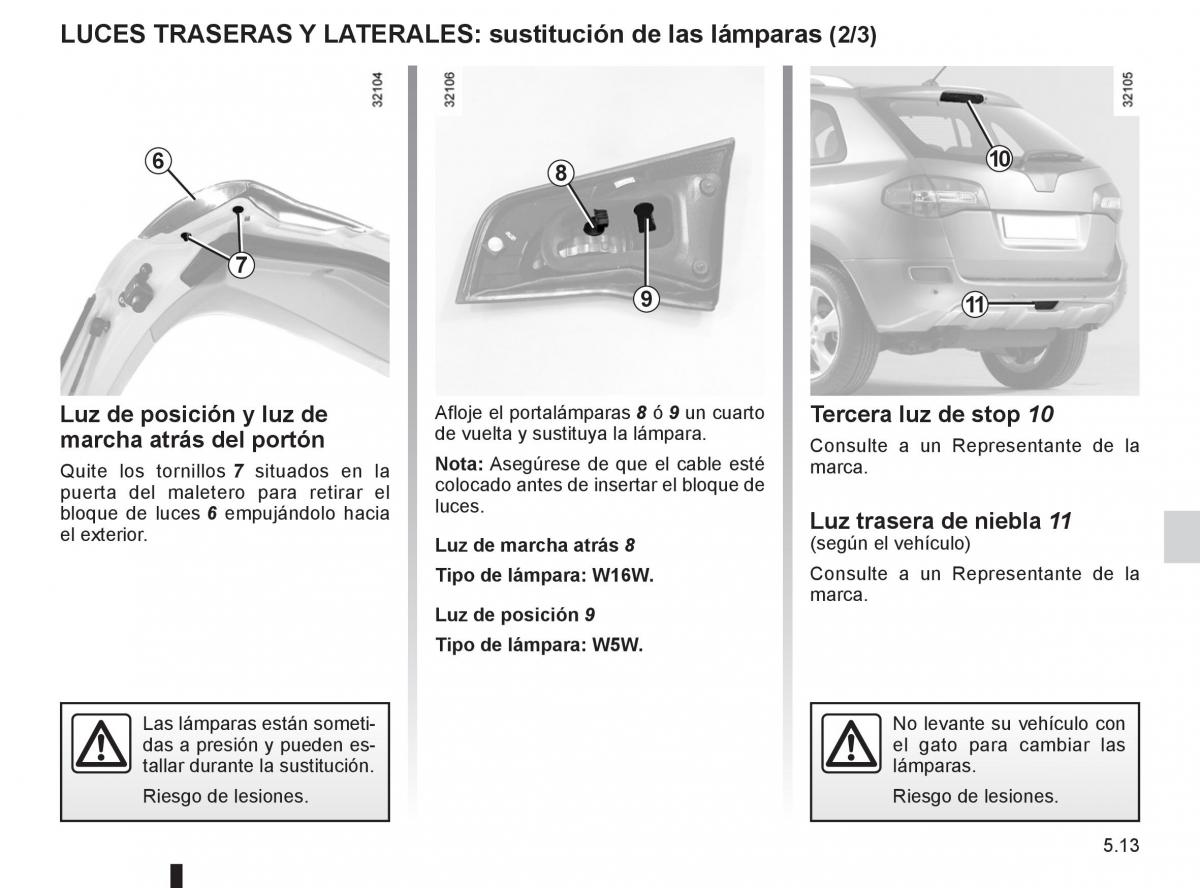 Renault Koleos manual del propietario / page 187