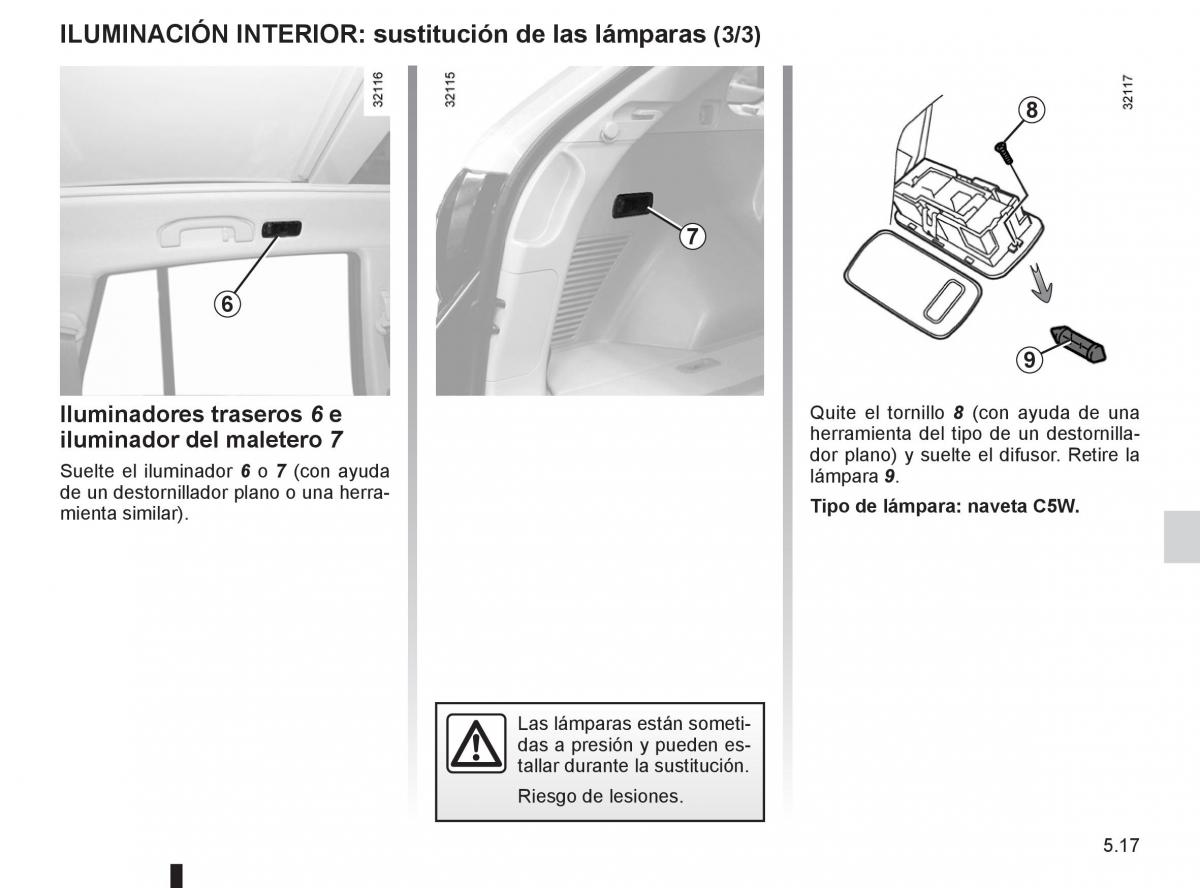 Renault Koleos manual del propietario / page 191