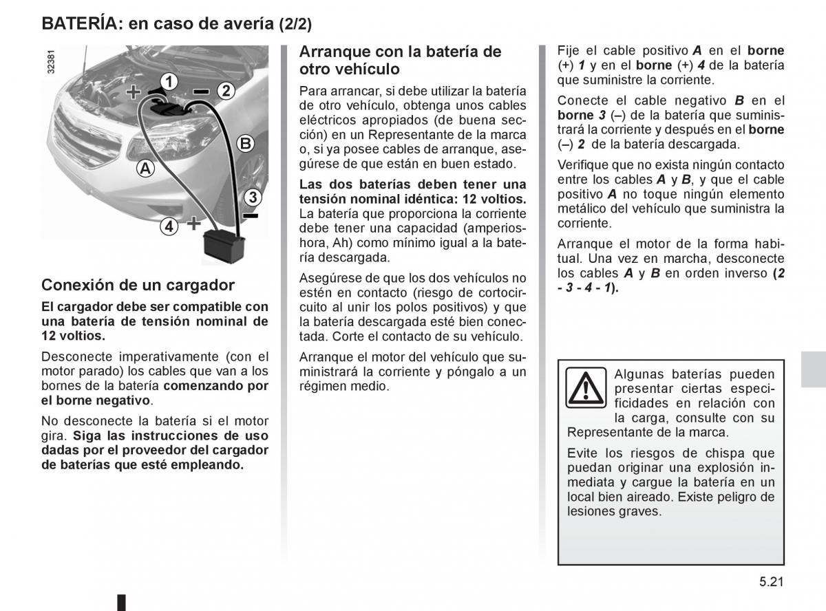 Renault Koleos manual del propietario / page 195