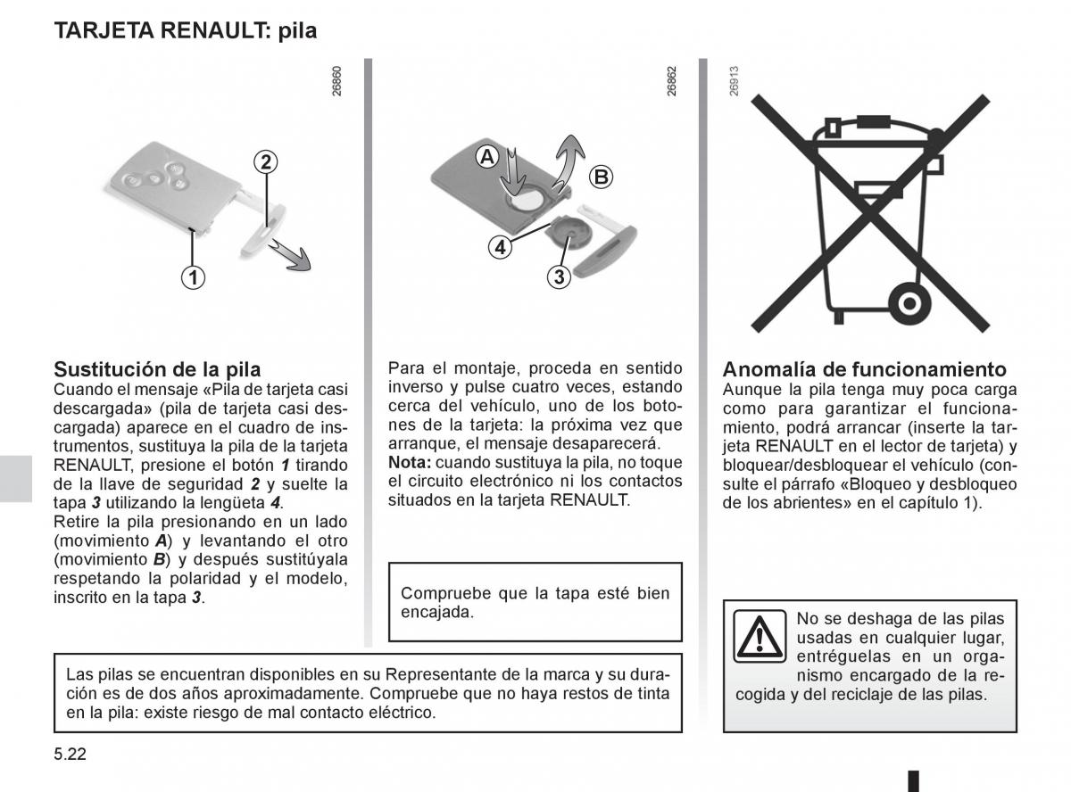 Renault Koleos manual del propietario / page 196