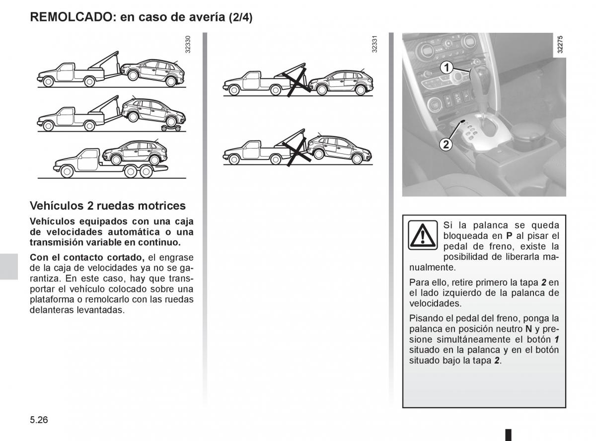 Renault Koleos manual del propietario / page 200