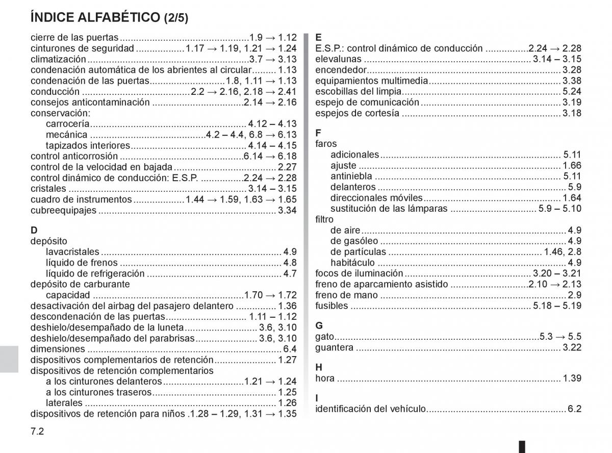Renault Koleos manual del propietario / page 228