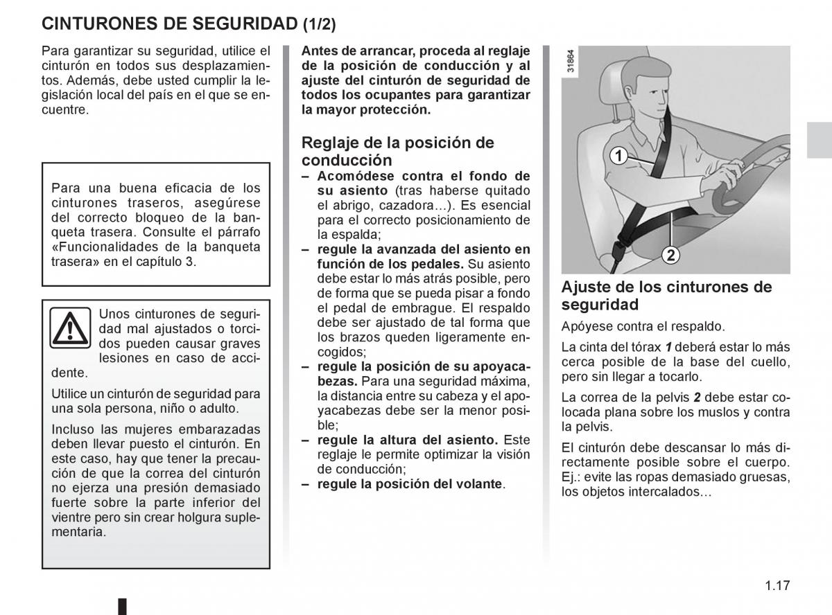 Renault Koleos manual del propietario / page 23