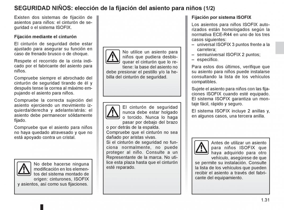 Renault Koleos manual del propietario / page 37