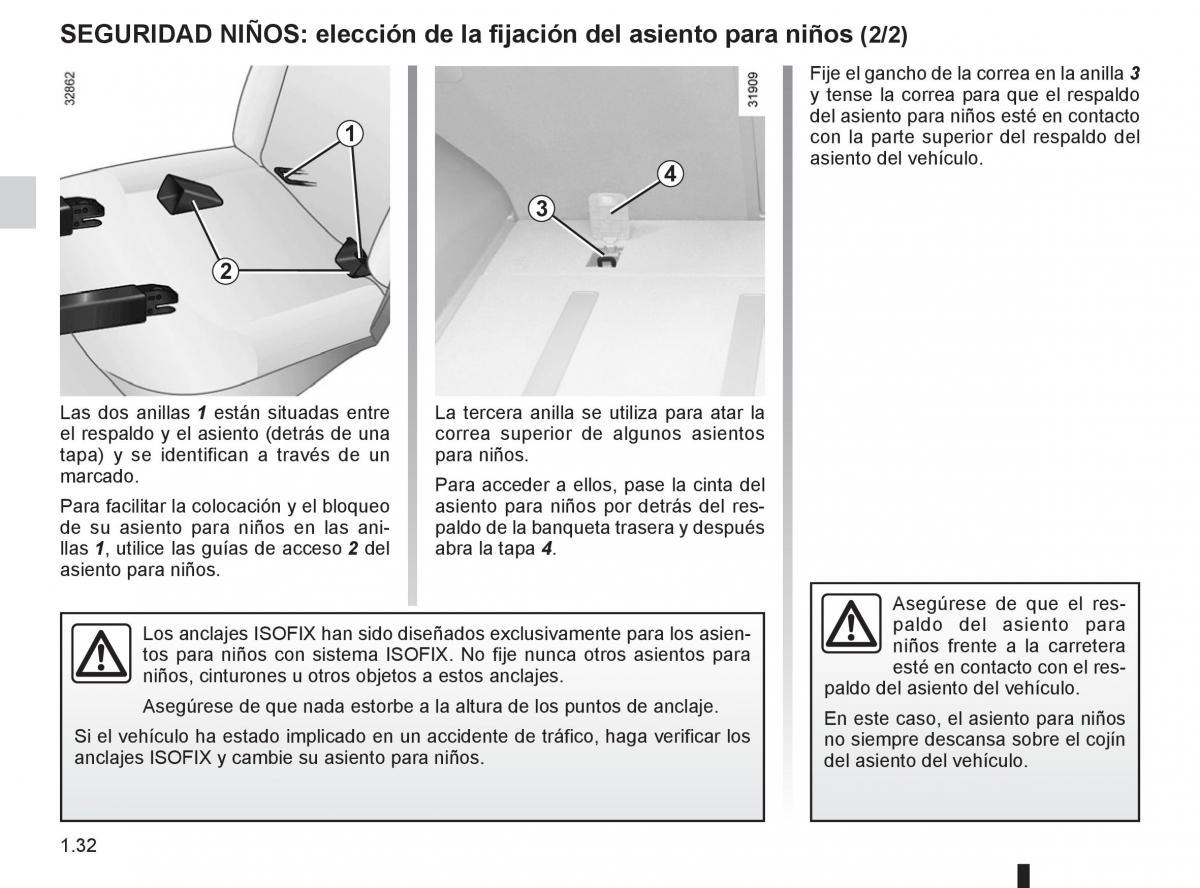 Renault Koleos manual del propietario / page 38