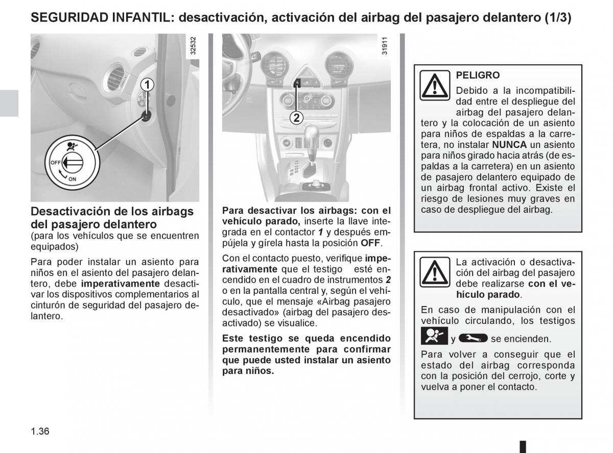 Renault Koleos manual del propietario / page 42