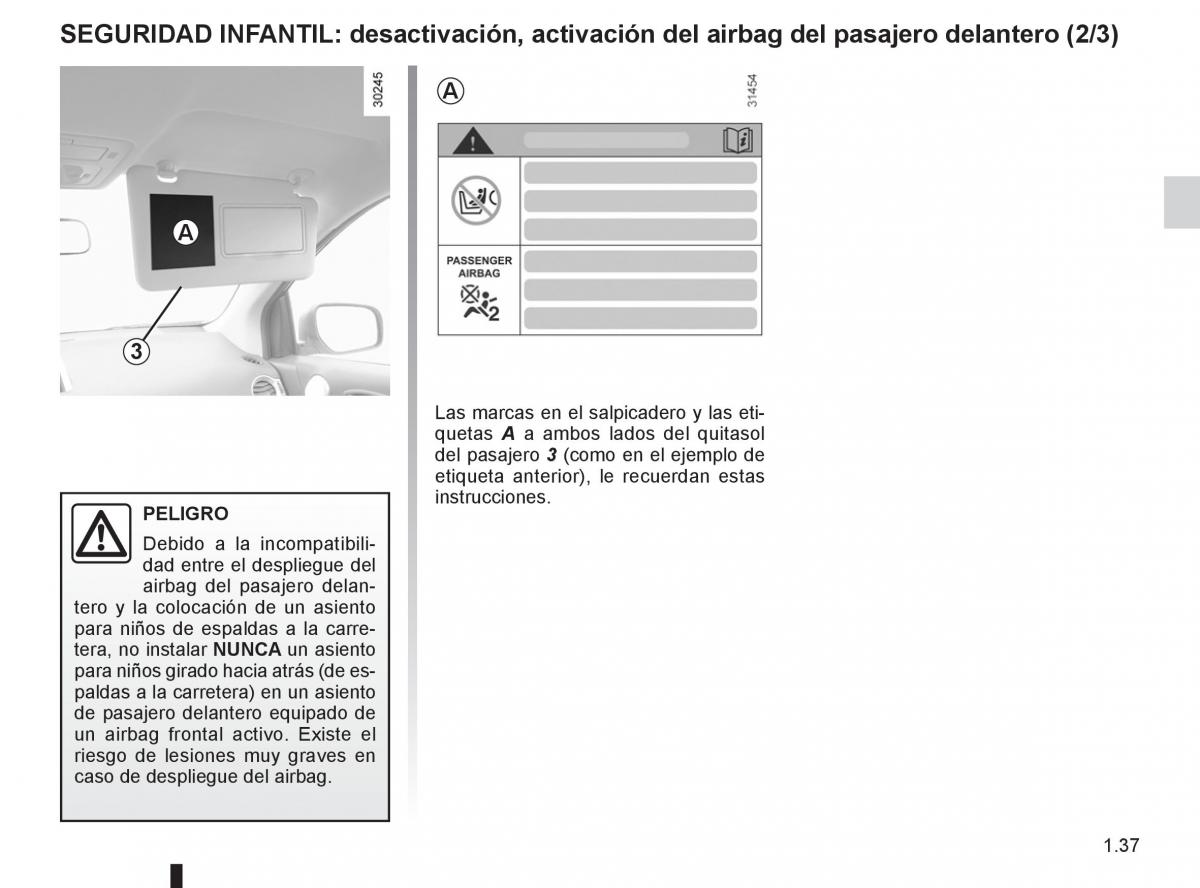 Renault Koleos manual del propietario / page 43