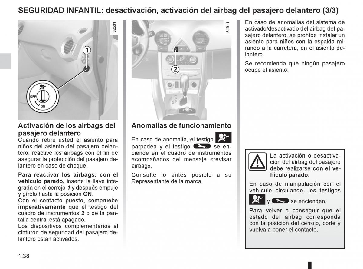 Renault Koleos manual del propietario / page 44