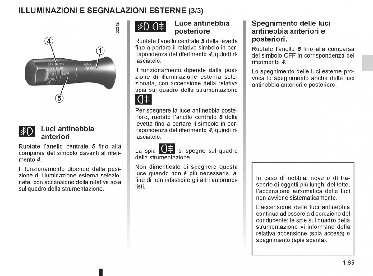 Renault Koleos manuale del proprietario / page 71