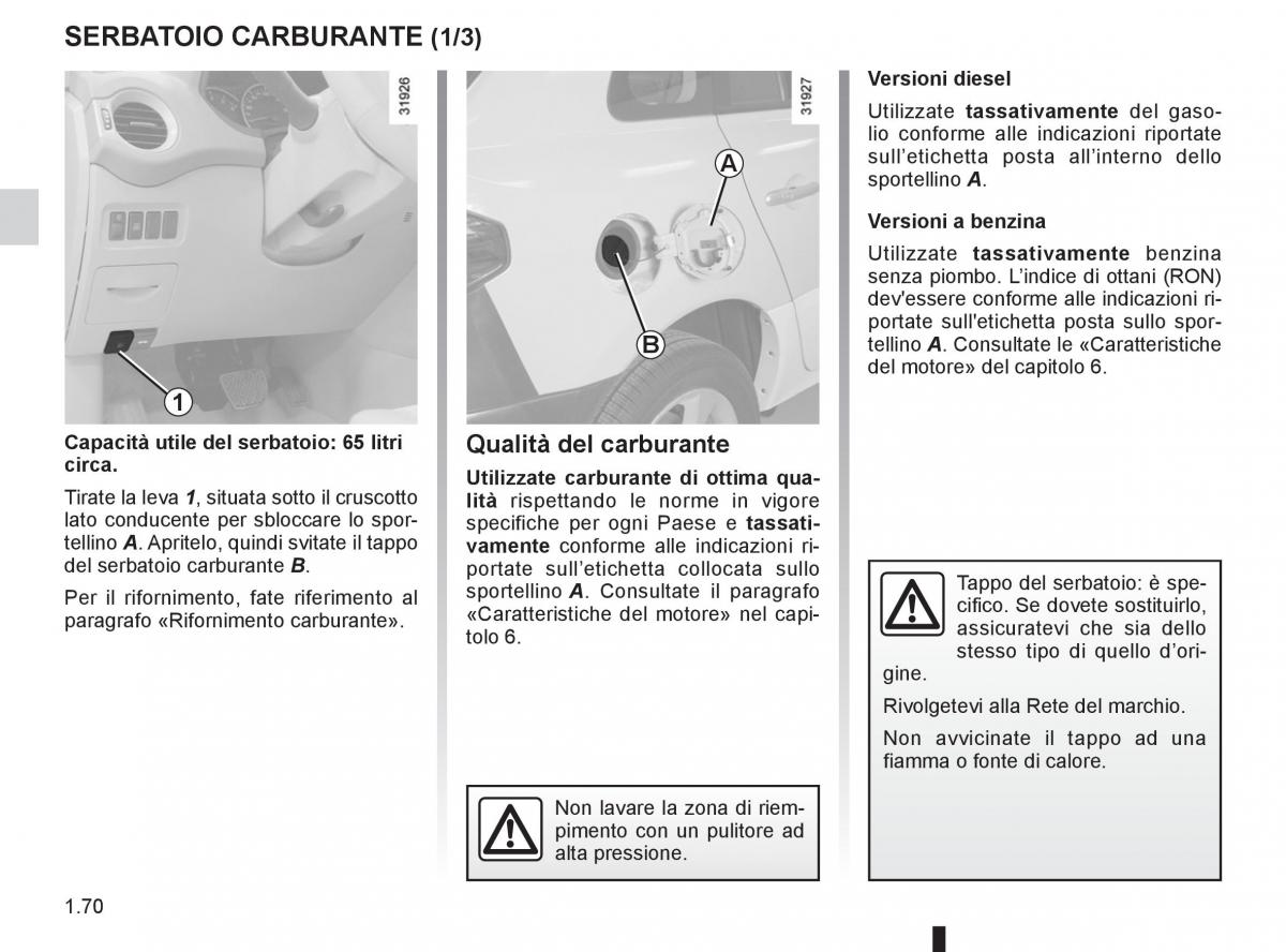 Renault Koleos manuale del proprietario / page 76