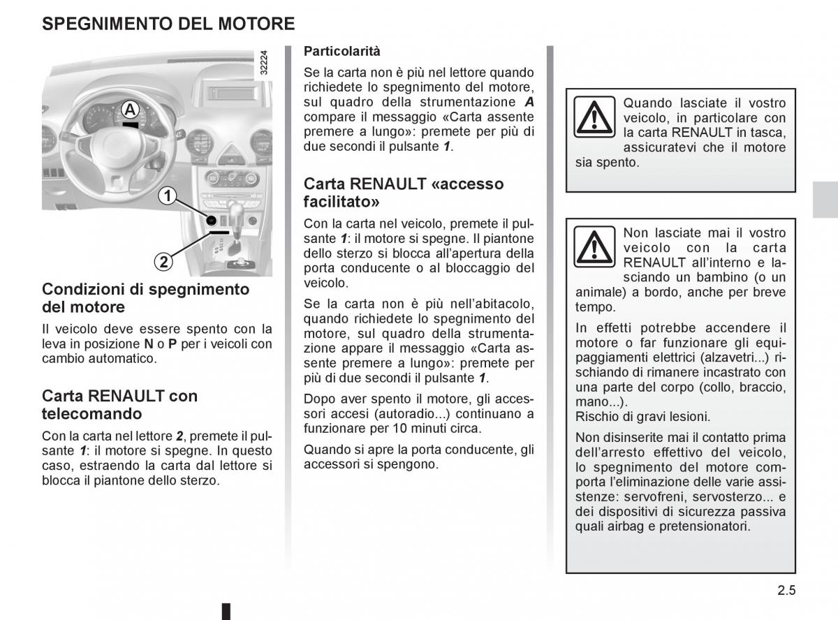 Renault Koleos manuale del proprietario / page 83