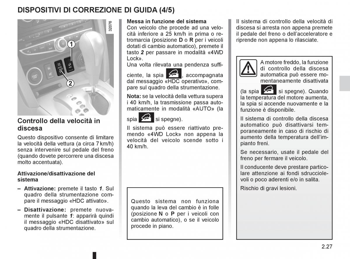 Renault Koleos manuale del proprietario / page 105