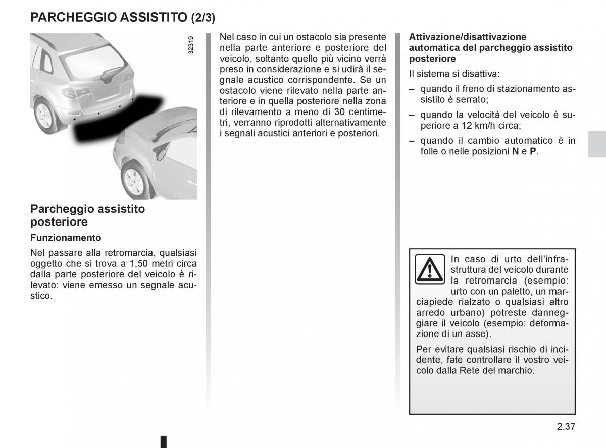 Renault Koleos manuale del proprietario / page 115