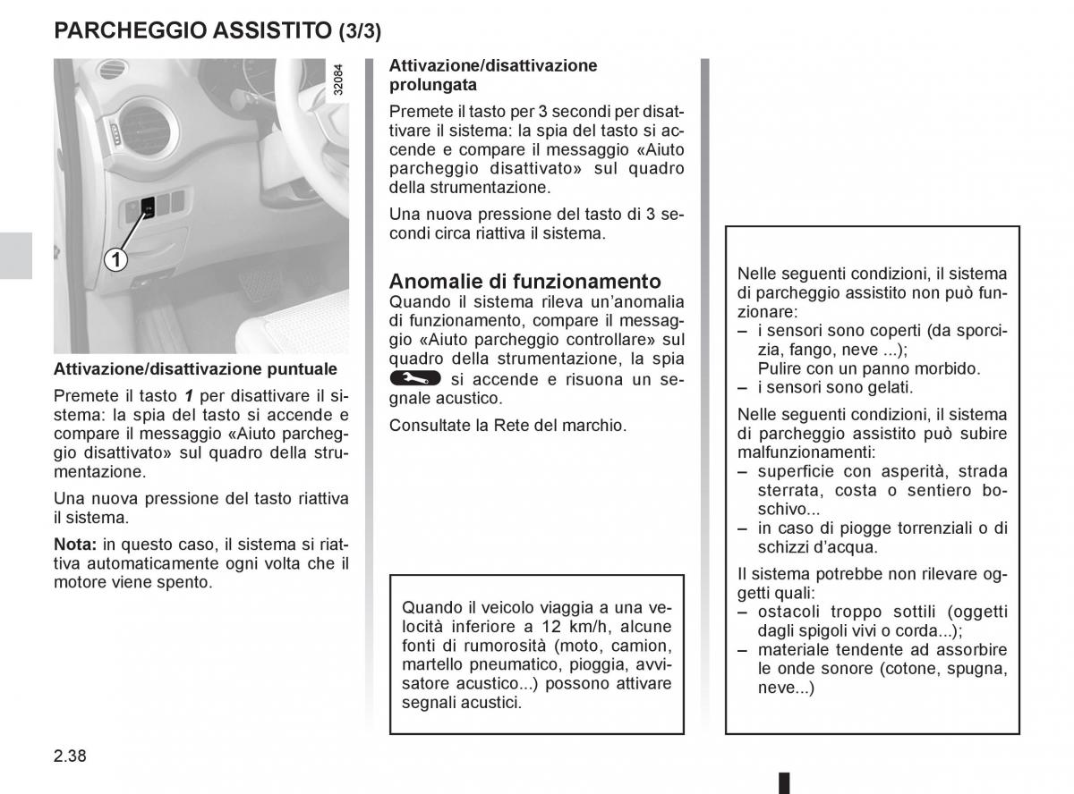 Renault Koleos manuale del proprietario / page 116