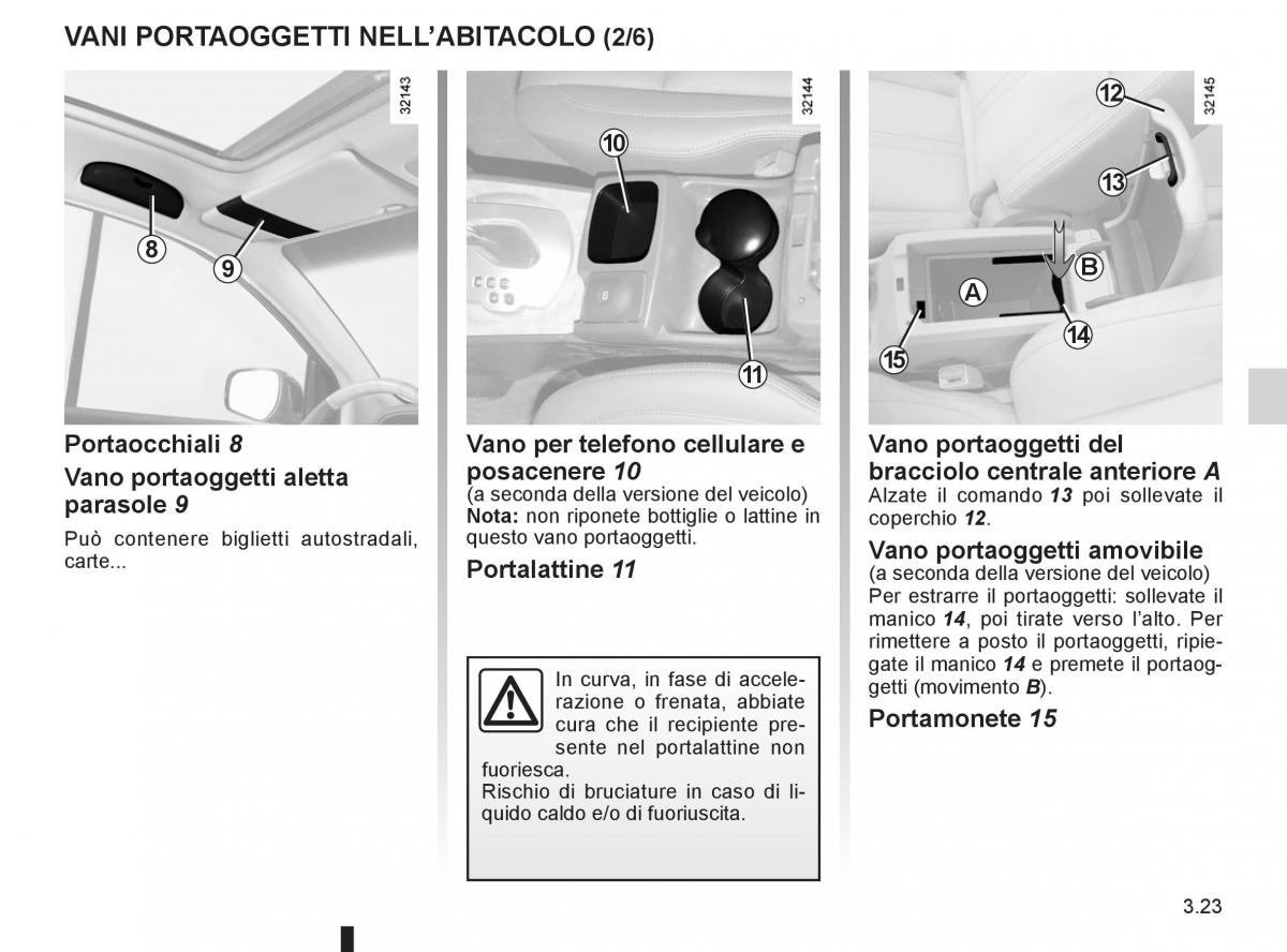 Renault Koleos manuale del proprietario / page 143