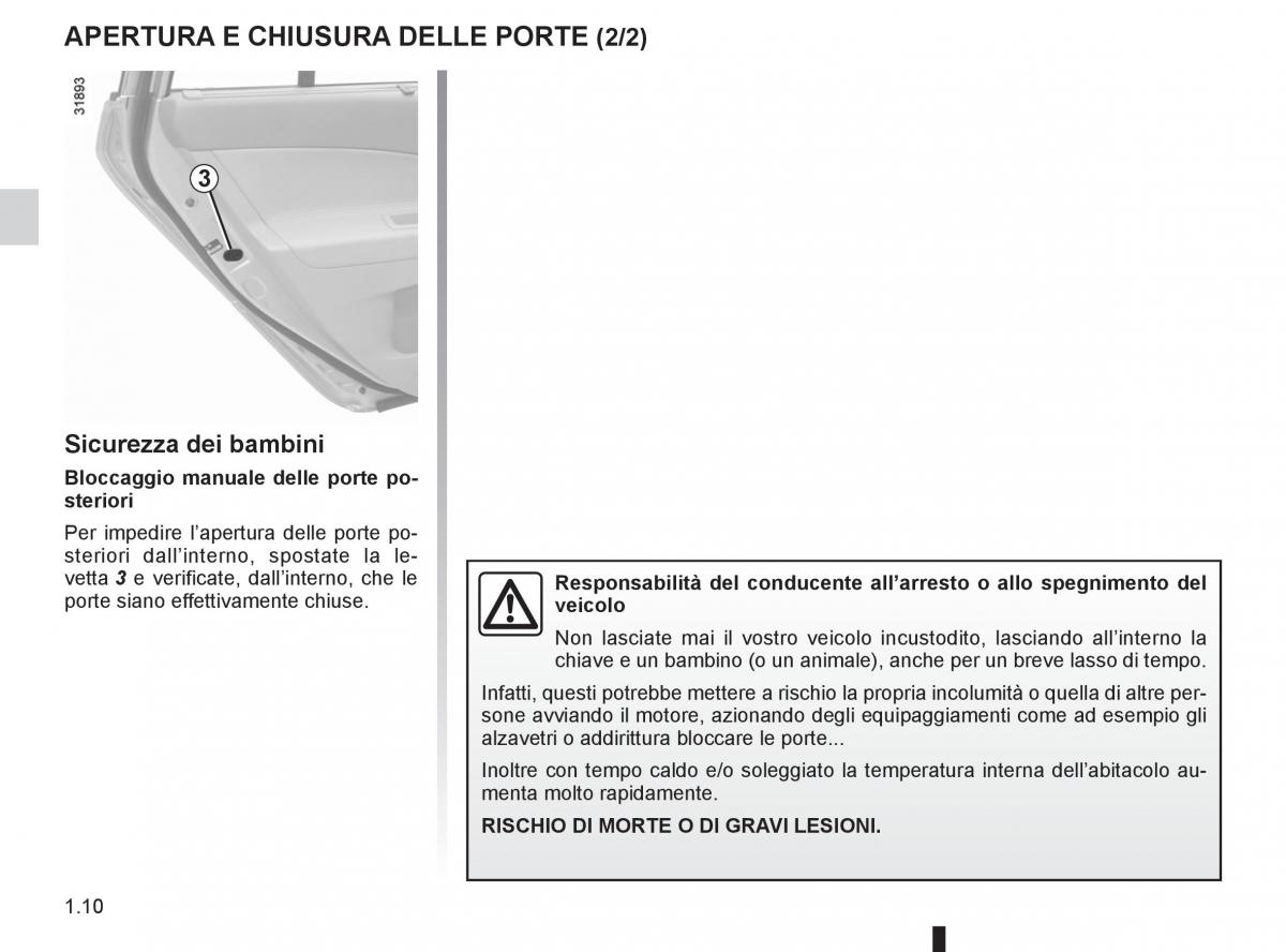 Renault Koleos manuale del proprietario / page 16