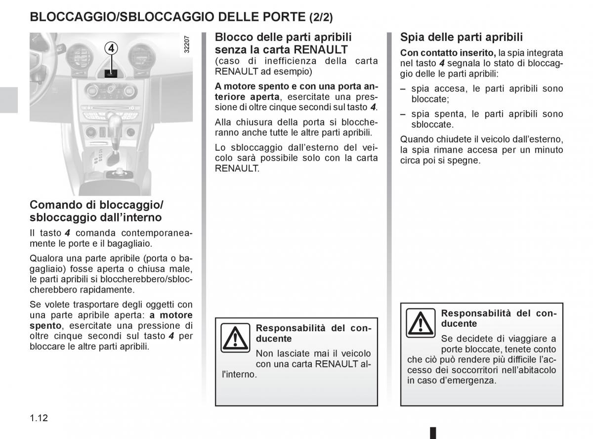 Renault Koleos manuale del proprietario / page 18