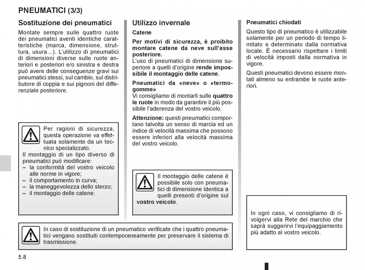 Renault Koleos manuale del proprietario / page 182