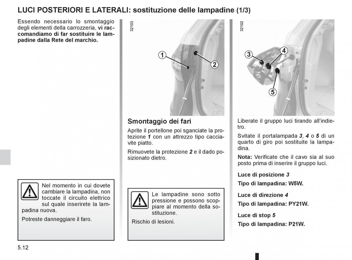 Renault Koleos manuale del proprietario / page 186