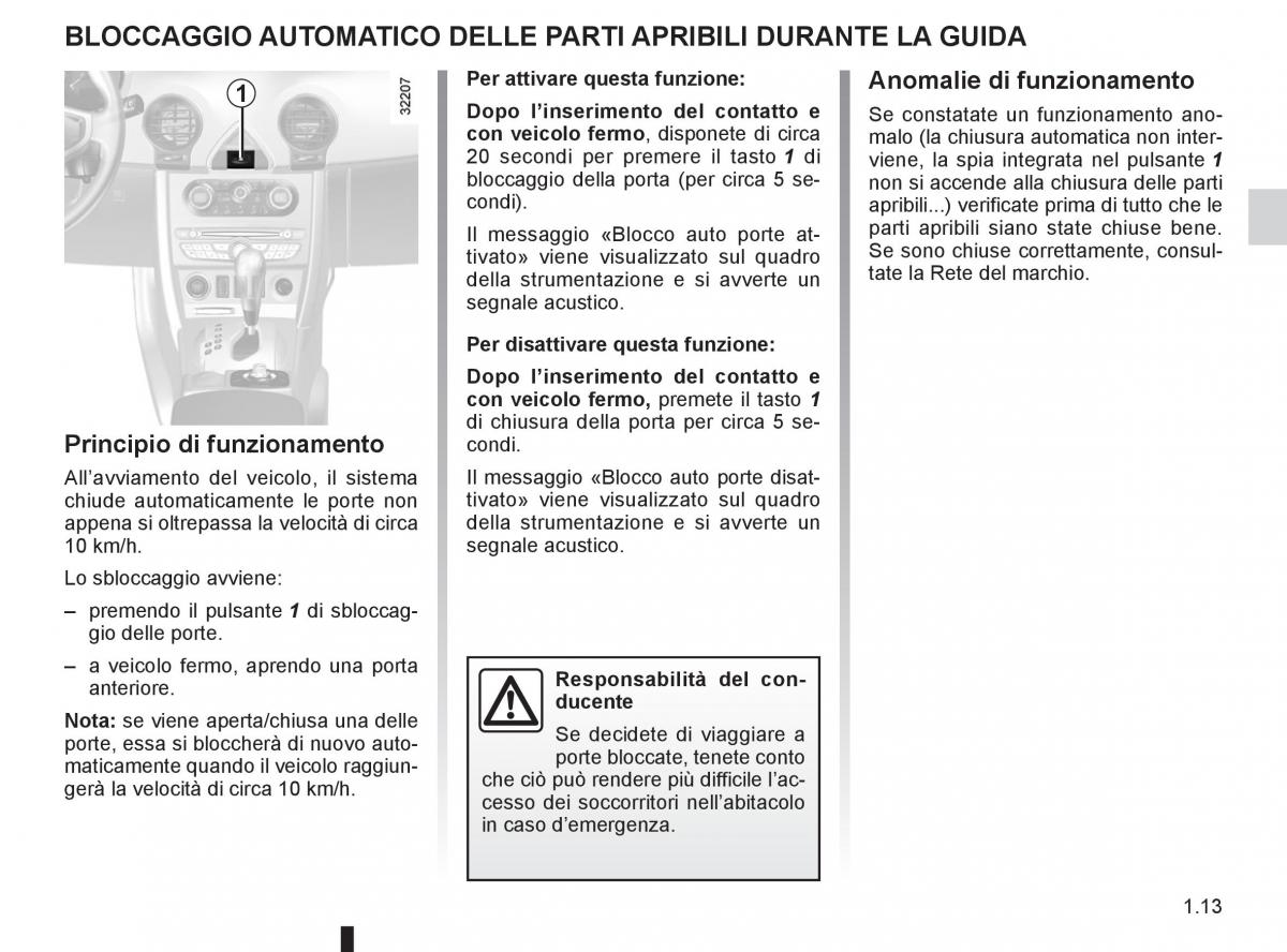 Renault Koleos manuale del proprietario / page 19