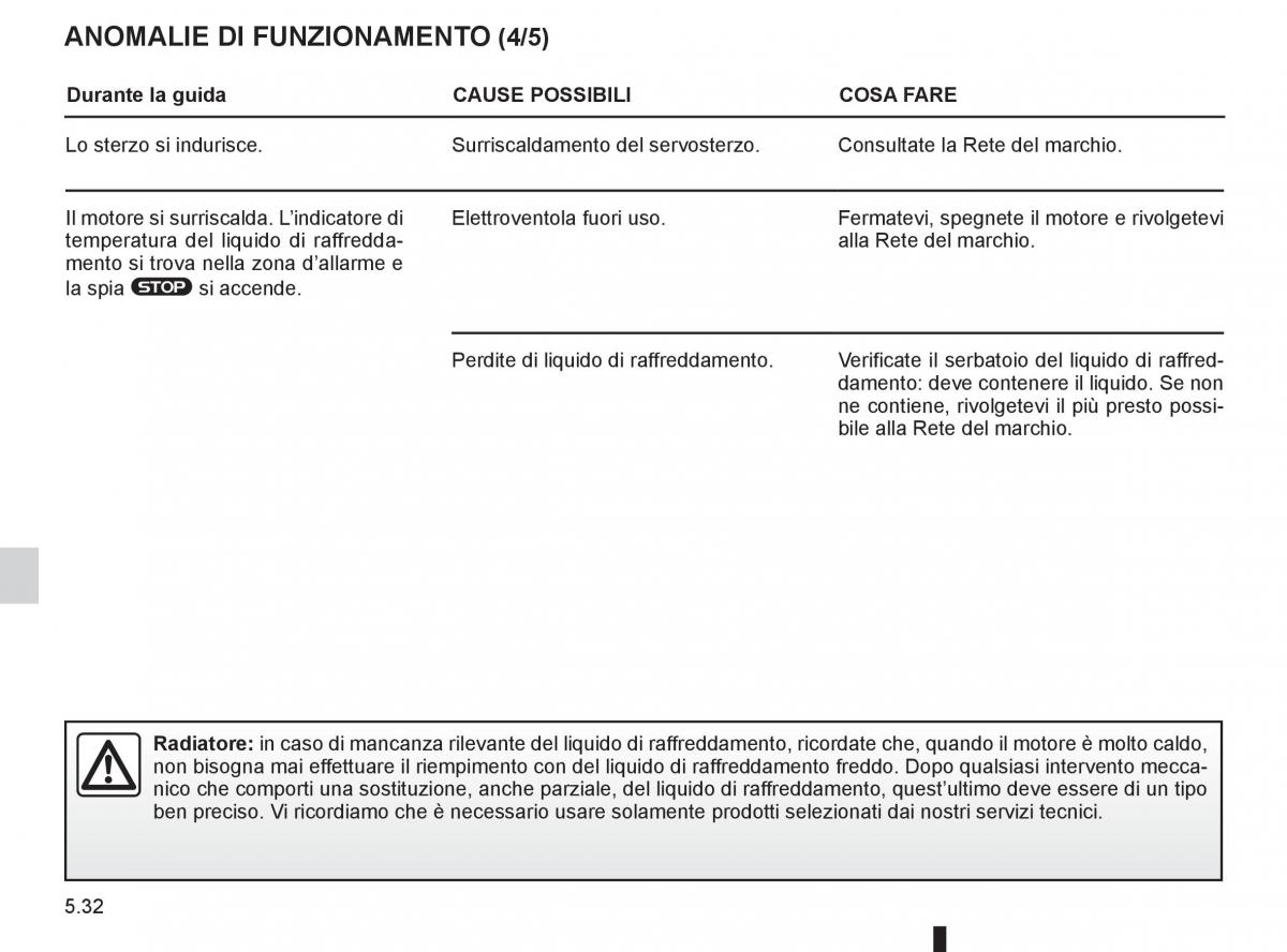 Renault Koleos manuale del proprietario / page 206