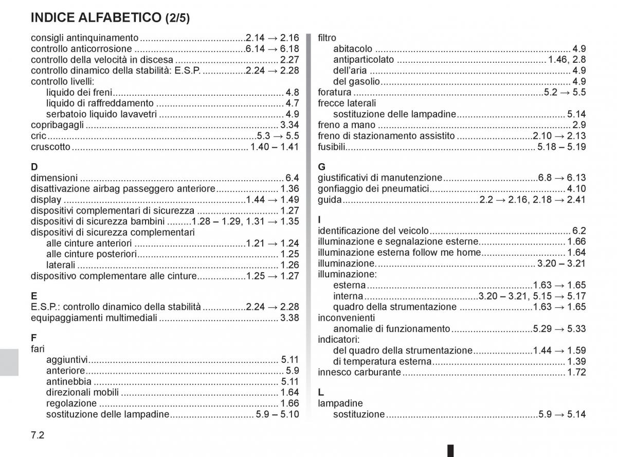 Renault Koleos manuale del proprietario / page 228