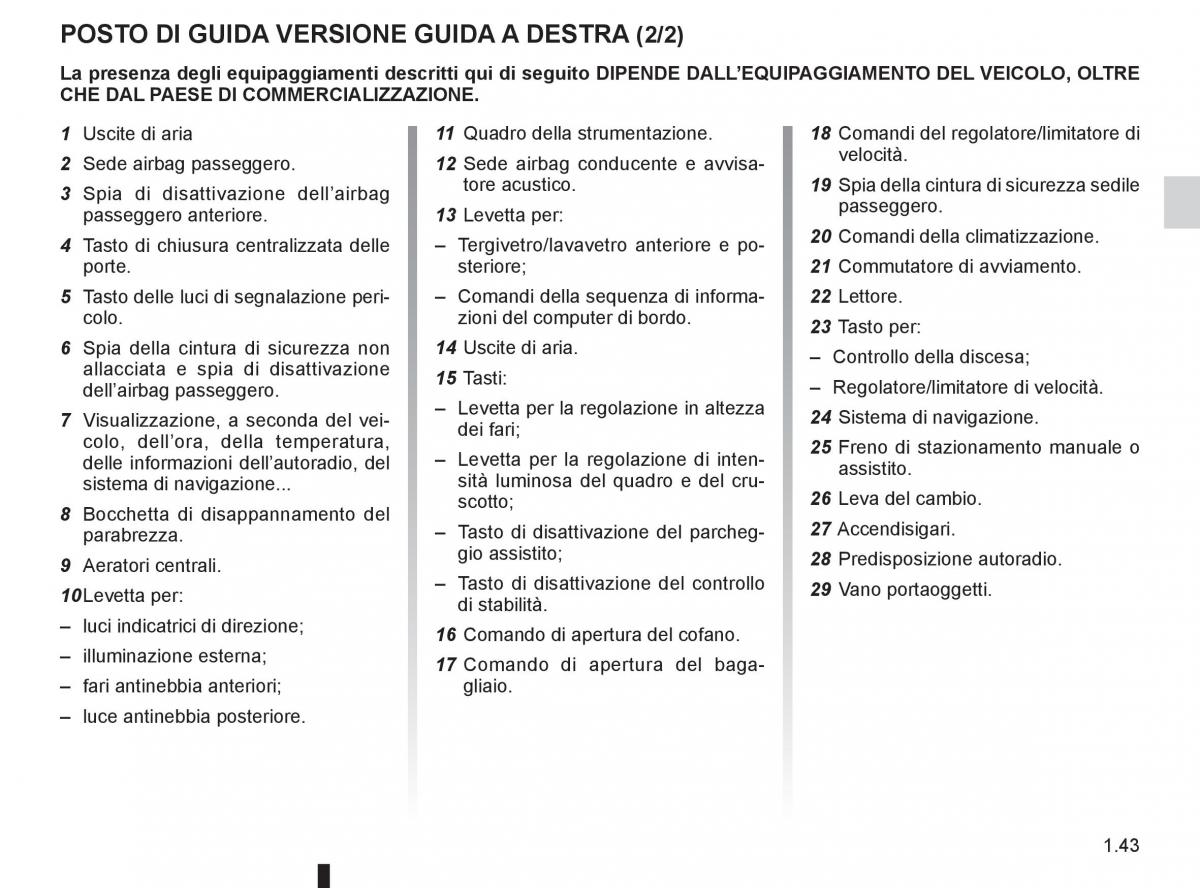 Renault Koleos manuale del proprietario / page 49