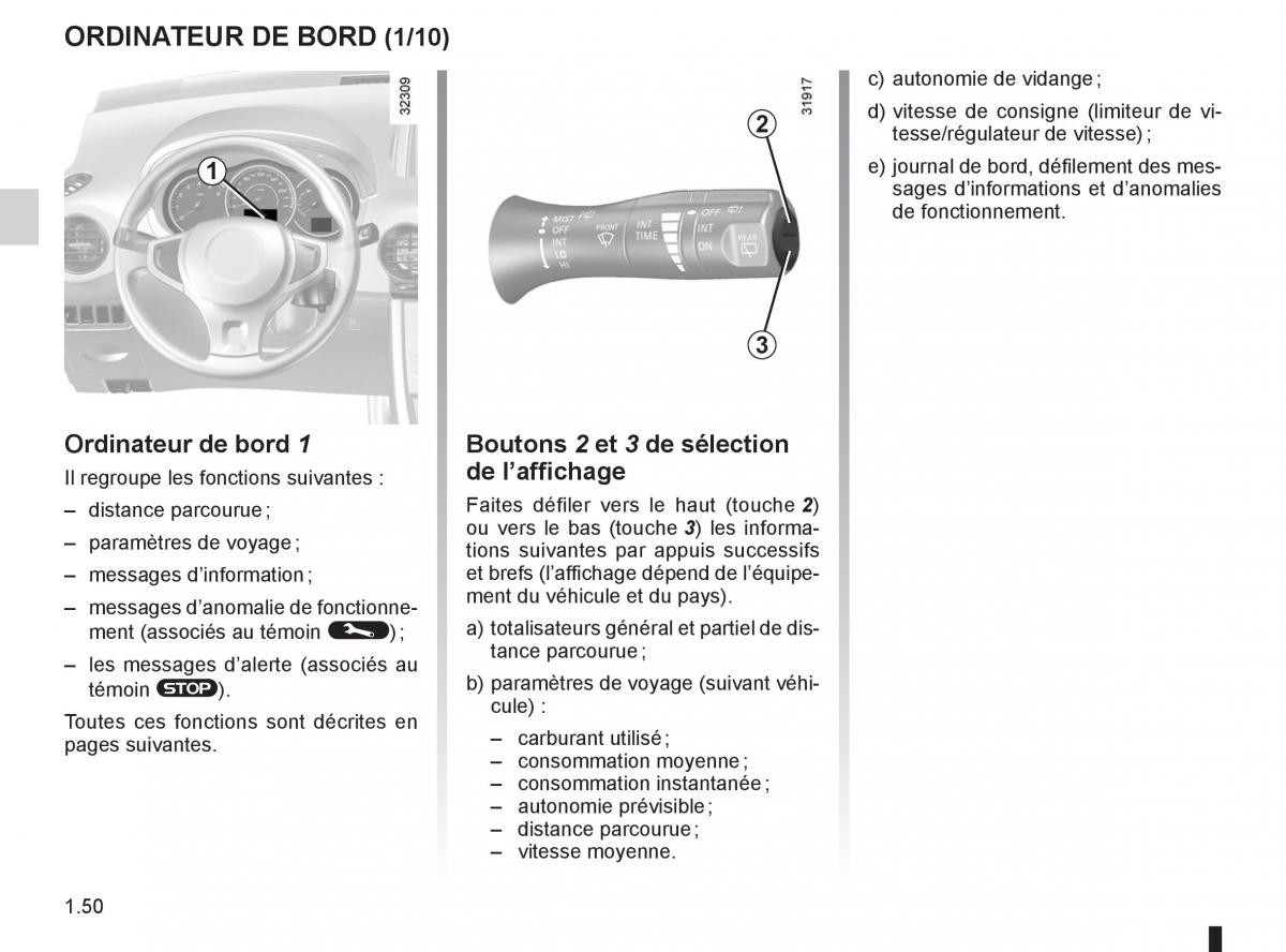 Renault Koleos manuel du proprietaire / page 56