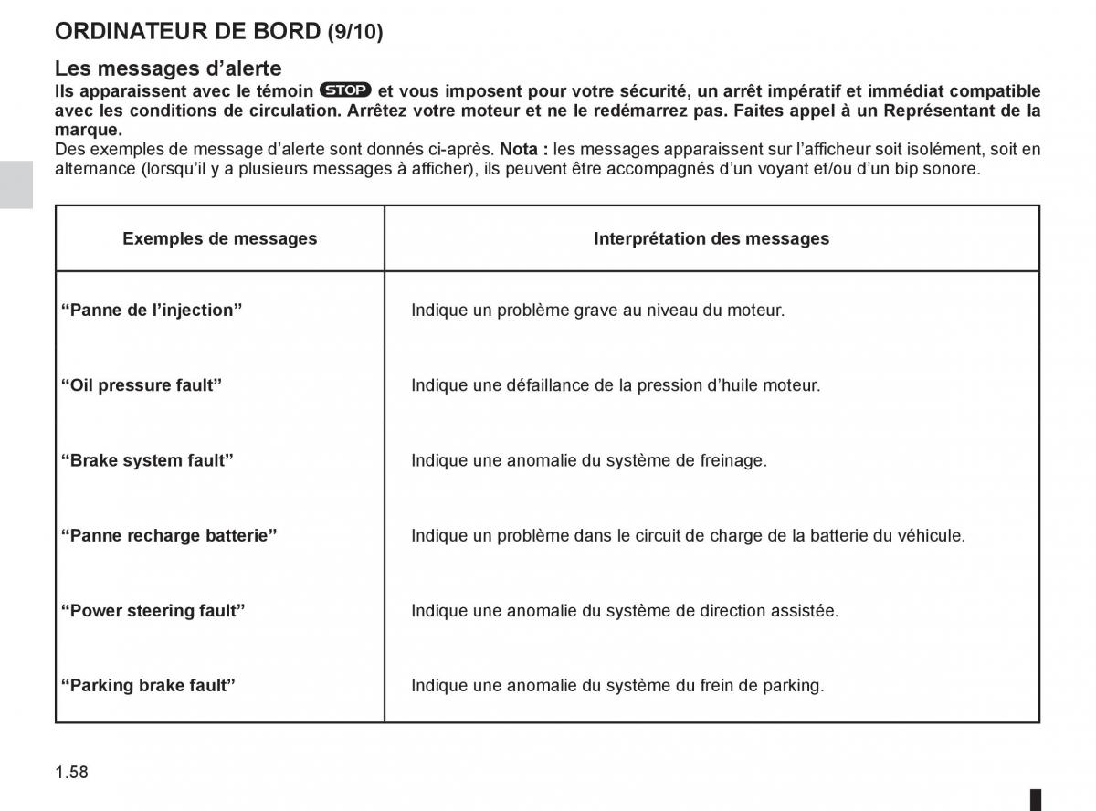 Renault Koleos manuel du proprietaire / page 64