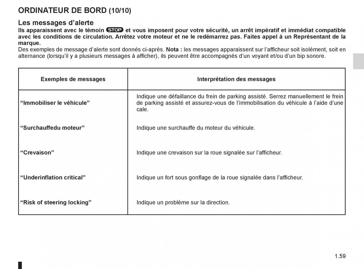 Renault Koleos manuel du proprietaire / page 65