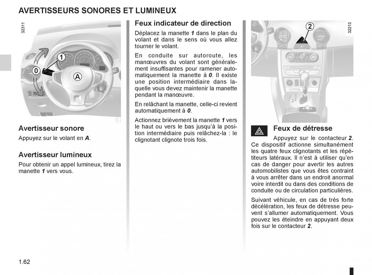 Renault Koleos manuel du proprietaire / page 68