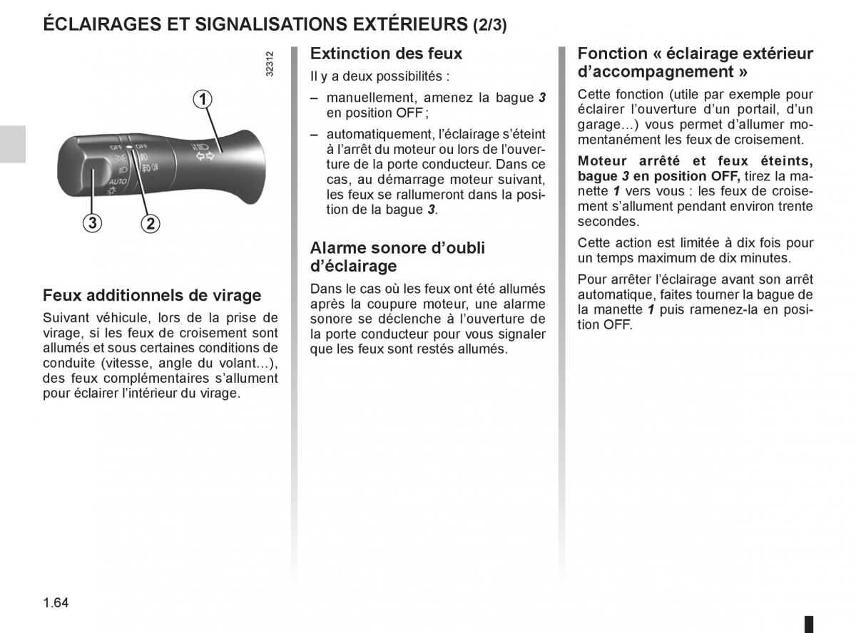 Renault Koleos manuel du proprietaire / page 70