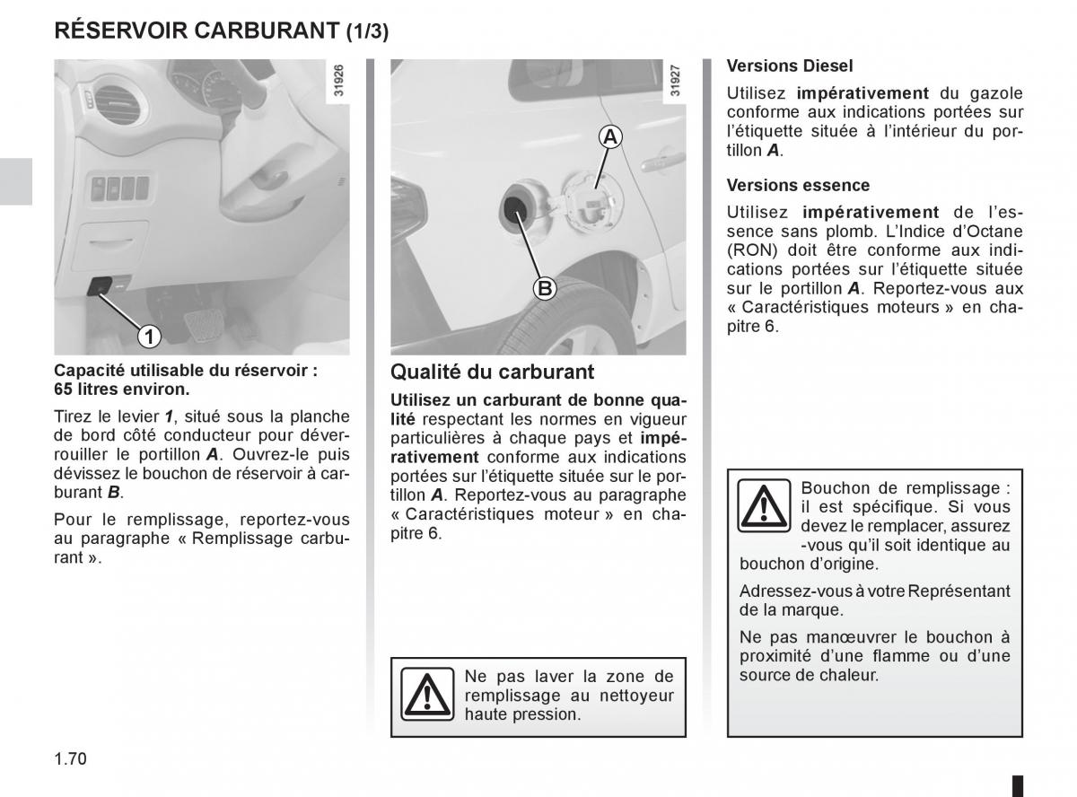 Renault Koleos manuel du proprietaire / page 76