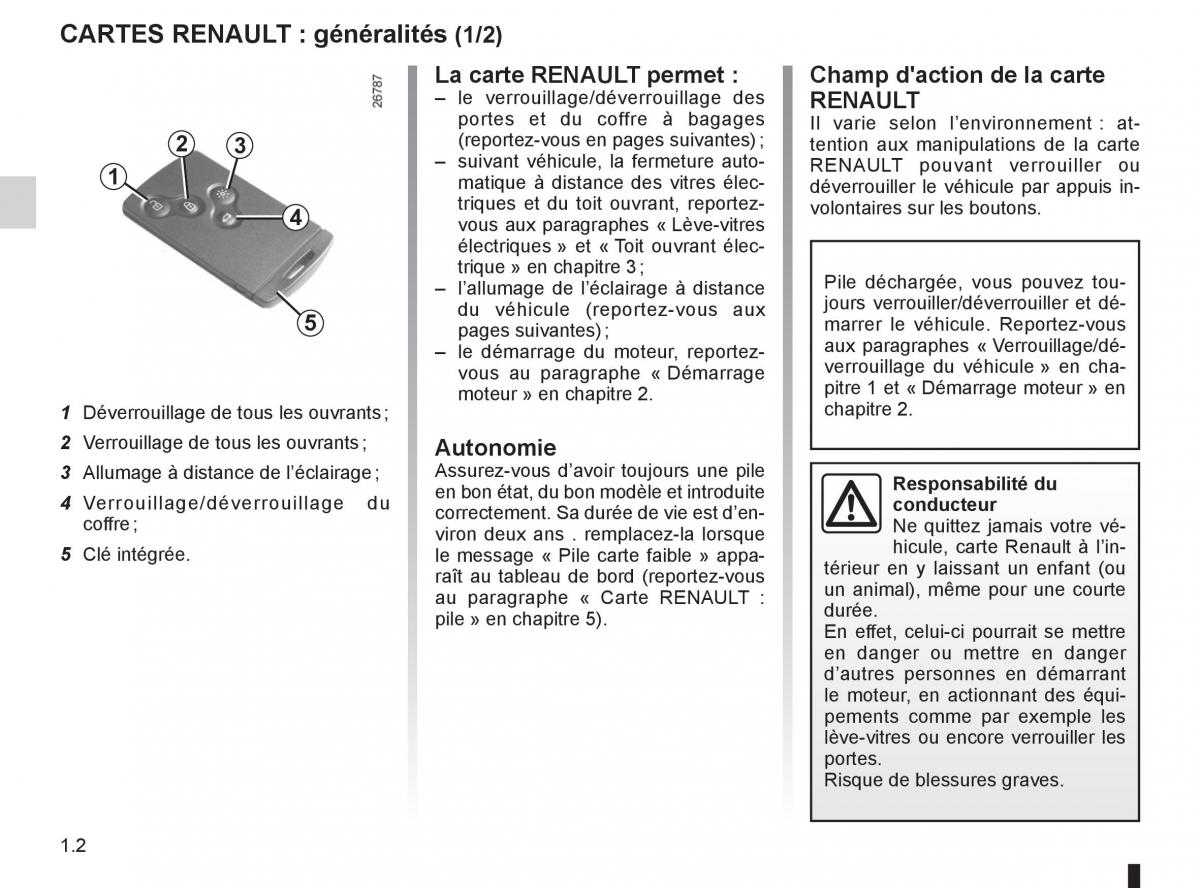 Renault Koleos manuel du proprietaire / page 8