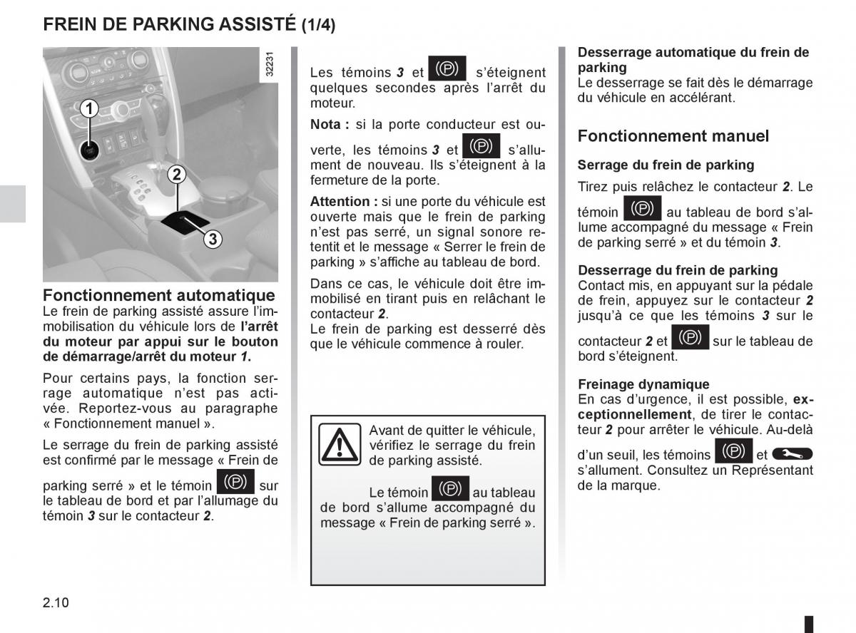 Renault Koleos manuel du proprietaire / page 88