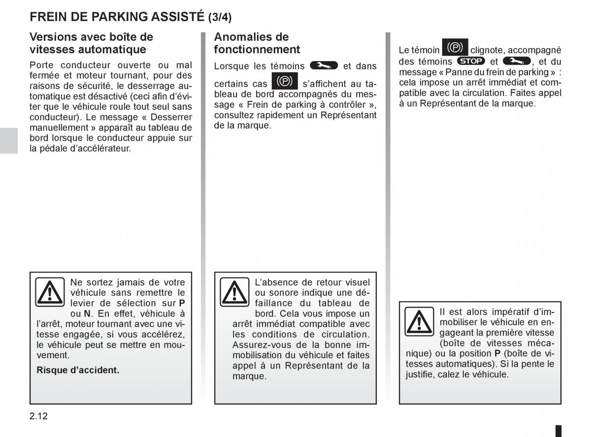 Renault Koleos manuel du proprietaire / page 90