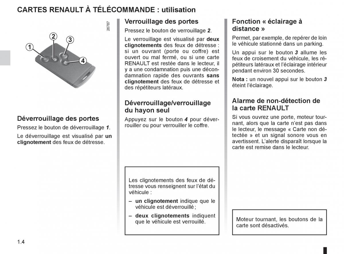 Renault Koleos manuel du proprietaire / page 10