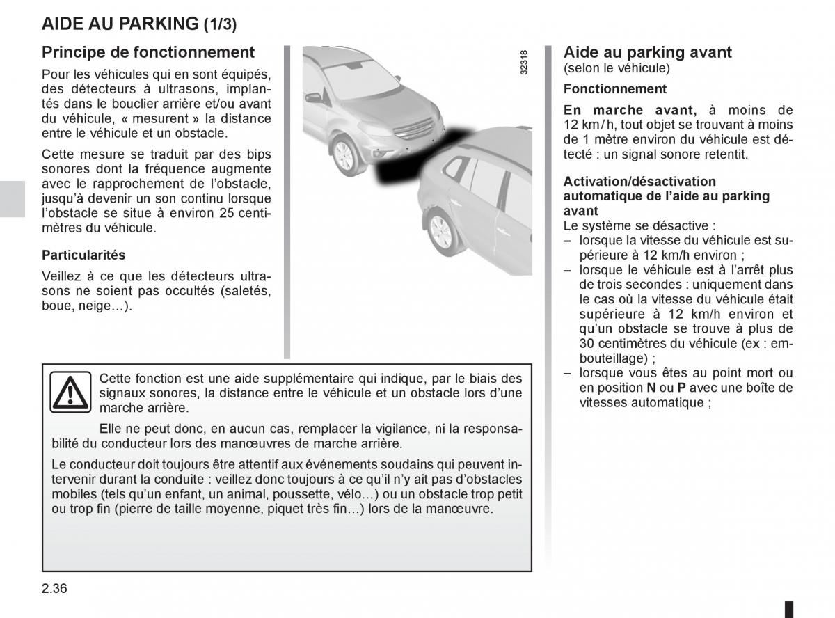 Renault Koleos manuel du proprietaire / page 114